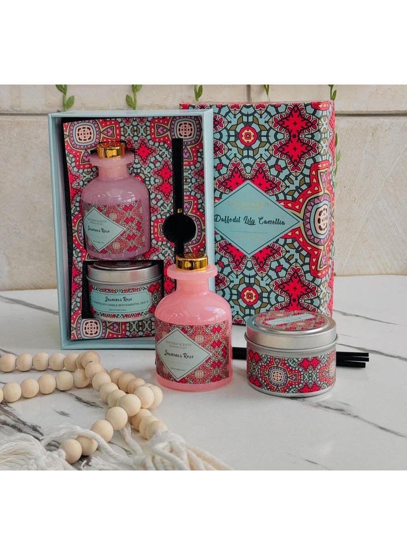 طقم شمعة ومعطر فواحة فاكيوم عدد 2 قطعة شمعة كوب فاكيوم  كاسة شموع معطّرة بروائح فاخرة بتنعش المكان وبتغيّر الجو - Image 1